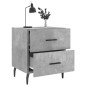 vidaXL Nachttische 2 Stk. Betongrau 40x35x47,5 cm Holzwerkstoff vidaXL Nachttische 2 Stk. Betongrau 40x35x47,5 cm Holzwerkstoff