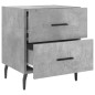 vidaXL Nachttische 2 Stk. Betongrau 40x35x47,5 cm Holzwerkstoff vidaXL Nachttische 2 Stk. Betongrau 40x35x47,5 cm Holzwerkstoff