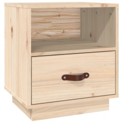 vidaXL Nachttisch 40x34x45 cm Massivholz Kiefer