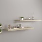 vidaXL Schwebende Wandregale 2 Stk. Eichefarben 90x23,5x3,8 cm MDF vidaXL Schwebende Wandregale 2 Stk. Eichefarben 90x23,5x3,8 cm MDF