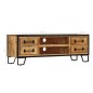 vidaXL TV-Regal mit Schubladen 120 x 30 x 40 cm Massivholz Mango vidaXL TV-Regal mit Schubladen 120 x 30 x 40 cm Massivholz Mango