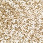 vidaXL Teppich Handgefertigt Jute Weiß und Braun 240 cm vidaXL Teppich Handgefertigt Jute Weiß und Braun 240 cm