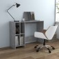 vidaXL Computertisch Betongrau 102,5x35x75 cm Holzwerkstoff vidaXL Computertisch Betongrau 102,5x35x75 cm Holzwerkstoff