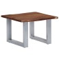 vidaXL Couchtisch mit Naturkanten 60 x 60 x 40 cm Massivholz Akazie vidaXL Couchtisch mit Naturkanten 60 x 60 x 40 cm Massivholz Akazie