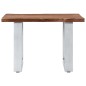 vidaXL Couchtisch mit Naturkanten 60 x 60 x 40 cm Massivholz Akazie vidaXL Couchtisch mit Naturkanten 60 x 60 x 40 cm Massivholz Akazie