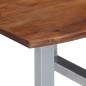 vidaXL Couchtisch mit Naturkanten 60 x 60 x 40 cm Massivholz Akazie vidaXL Couchtisch mit Naturkanten 60 x 60 x 40 cm Massivholz Akazie