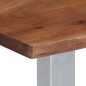 vidaXL Couchtisch mit Naturkanten 60 x 60 x 40 cm Massivholz Akazie vidaXL Couchtisch mit Naturkanten 60 x 60 x 40 cm Massivholz Akazie