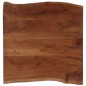 vidaXL Couchtisch mit Naturkanten 60 x 60 x 40 cm Massivholz Akazie vidaXL Couchtisch mit Naturkanten 60 x 60 x 40 cm Massivholz Akazie