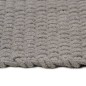 vidaXL Teppich Rechteckig Grau 180x250 cm Baumwolle vidaXL Teppich Rechteckig Grau 180x250 cm Baumwolle