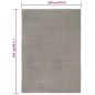 vidaXL Teppich Rechteckig Grau 180x250 cm Baumwolle vidaXL Teppich Rechteckig Grau 180x250 cm Baumwolle