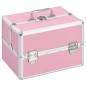 vidaXL Kosmetikkoffer 22x30x21 cm Rosa Aluminium vidaXL Kosmetikkoffer 22x30x21 cm Rosa Aluminium