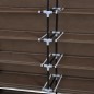 vidaXL Stoff Schuhschrank mit Abdeckung 115 x 28 x 110 cm Braun vidaXL Stoff Schuhschrank mit Abdeckung 115 x 28 x 110 cm Braun