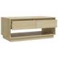 vidaXL Couchtisch Sonoma-Eiche 102,5x55x44 cm Holzwerkstoff vidaXL Couchtisch Sonoma-Eiche 102,5x55x44 cm Holzwerkstoff
