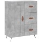 Highboard Betongrau 69,5x34x180 cm Holzwerkstoff Highboard Betongrau 69,5x34x180 cm Holzwerkstoff