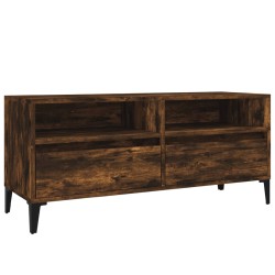 vidaXL TV-Schrank Räuchereiche 100x34,5x44,5 cm Holzwerkstoff