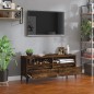 vidaXL TV-Schrank Räuchereiche 100x34,5x44,5 cm Holzwerkstoff vidaXL TV-Schrank Räuchereiche 100x34,5x44,5 cm Holzwerkstoff