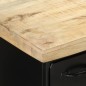 vidaXL Sideboard 140x38x76 cm Raues Mangoholz vidaXL Sideboard 140x38x76 cm Raues Mangoholz