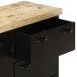 vidaXL Sideboard 140x38x76 cm Raues Mangoholz vidaXL Sideboard 140x38x76 cm Raues Mangoholz