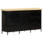 vidaXL Sideboard 140x38x76 cm Raues Mangoholz vidaXL Sideboard 140x38x76 cm Raues Mangoholz