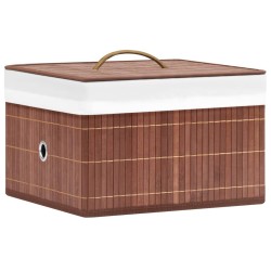 vidaXL Bambus Aufbewahrungsboxen 4 Stk. Braun