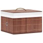 vidaXL Bambus Aufbewahrungsboxen 4 Stk. Braun vidaXL Bambus Aufbewahrungsboxen 4 Stk. Braun