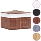 vidaXL Bambus Aufbewahrungsboxen 4 Stk. Braun vidaXL Bambus Aufbewahrungsboxen 4 Stk. Braun
