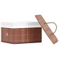 vidaXL Bambus Aufbewahrungsboxen 4 Stk. Braun vidaXL Bambus Aufbewahrungsboxen 4 Stk. Braun