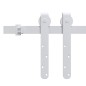 vidaXL Mini Schiebetürbeschlag Set für Schranktüren Carbonstahl 183 cm vidaXL Mini Schiebetürbeschlag Set für Schranktüren Carbonstahl 183 cm
