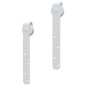 vidaXL Mini Schiebetürbeschlag Set für Schranktüren Carbonstahl 183 cm vidaXL Mini Schiebetürbeschlag Set für Schranktüren Carbonstahl 183 cm