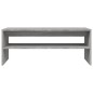 vidaXL Couchtisch Grau Sonoma 100x40x40 cm Holzwerkstoff vidaXL Couchtisch Grau Sonoma 100x40x40 cm Holzwerkstoff
