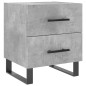 vidaXL Nachttische 2 Stk. Betongrau 40x35x47,5 cm Holzwerkstoff vidaXL Nachttische 2 Stk. Betongrau 40x35x47,5 cm Holzwerkstoff