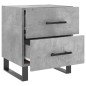 vidaXL Nachttische 2 Stk. Betongrau 40x35x47,5 cm Holzwerkstoff vidaXL Nachttische 2 Stk. Betongrau 40x35x47,5 cm Holzwerkstoff