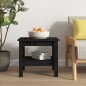 vidaXL Couchtisch Schwarz 45x45x40 cm Massivholz Kiefer vidaXL Couchtisch Schwarz 45x45x40 cm Massivholz Kiefer