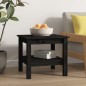 vidaXL Couchtisch Schwarz 45x45x40 cm Massivholz Kiefer vidaXL Couchtisch Schwarz 45x45x40 cm Massivholz Kiefer