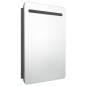 vidaXL LED-Bad-Spiegelschrank Grau 60x11x80 cm vidaXL LED-Bad-Spiegelschrank Grau 60x11x80 cm