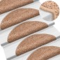 vidaXL Treppenmatten 15 Stk. Beige 65x21x4 cm vidaXL Treppenmatten 15 Stk. Beige 65x21x4 cm