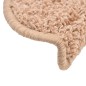 vidaXL Treppenmatten 15 Stk. Beige 65x21x4 cm vidaXL Treppenmatten 15 Stk. Beige 65x21x4 cm