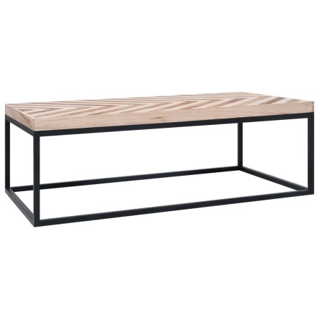 vidaXL Couchtisch 110x60x37 cm Massivholz