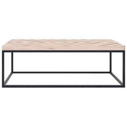 vidaXL Couchtisch 110x60x37 cm Massivholz