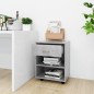 vidaXL Rollschrank Betongrau 46x36x59 cm Holzwerkstoff vidaXL Rollschrank Betongrau 46x36x59 cm Holzwerkstoff