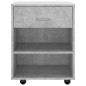 vidaXL Rollschrank Betongrau 46x36x59 cm Holzwerkstoff vidaXL Rollschrank Betongrau 46x36x59 cm Holzwerkstoff
