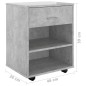 vidaXL Rollschrank Betongrau 46x36x59 cm Holzwerkstoff vidaXL Rollschrank Betongrau 46x36x59 cm Holzwerkstoff