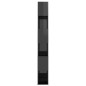 vidaXL Bücherregal Raumteiler Hochglanz-Grau 60x24x186 cm vidaXL Bücherregal Raumteiler Hochglanz-Grau 60x24x186 cm