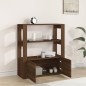 vidaXL Sideboard Braun Eichen-Optik 80x30x90 cm Holzwerkstoff vidaXL Sideboard Braun Eichen-Optik 80x30x90 cm Holzwerkstoff