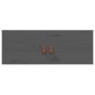 vidaXL Wandschränke 2 Stk. Grau 80x30x30 cm Massivholz Kiefer vidaXL Wandschränke 2 Stk. Grau 80x30x30 cm Massivholz Kiefer
