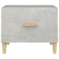 vidaXL Couchtische 2 Stk. Betongrau 50x50x40 cm Holzwerkstoff vidaXL Couchtische 2 Stk. Betongrau 50x50x40 cm Holzwerkstoff