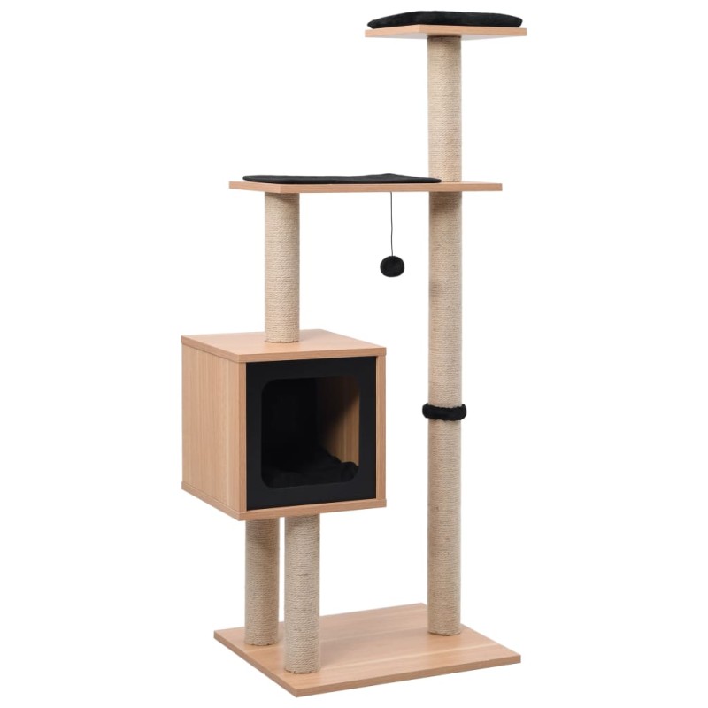 vidaXL Katzen-Kratzbaum mit Sisal-Kratzmatte 123 cm vidaXL Katzen-Kratzbaum mit Sisal-Kratzmatte 123 cm