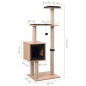 vidaXL Katzen-Kratzbaum mit Sisal-Kratzmatte 123 cm vidaXL Katzen-Kratzbaum mit Sisal-Kratzmatte 123 cm