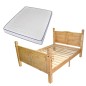 vidaXL Bett + Memory-Matratze Mexikanische Kiefer Corona 160 x 200 cm vidaXL Bett + Memory-Matratze Mexikanische Kiefer Corona 160 x 200 cm