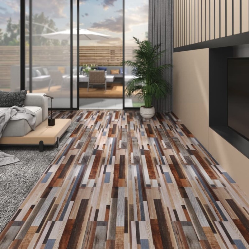 vidaXL PVC-Laminat-Dielen 4,46 m² 3 mm Selbstklebend Mehrfarbig vidaXL PVC-Laminat-Dielen 4,46 m² 3 mm Selbstklebend Mehrfarbig